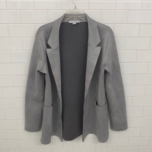 Suede grey jacket